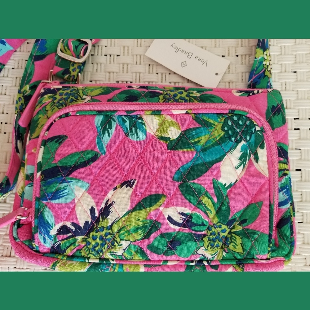 Vera Bradley Tropical Paradise Little Hipster NWT - Picture 3 of 7